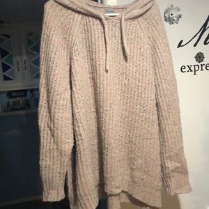 Aerie sweater w/ hood!